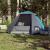 Cort camping 2 pers., albastru, impermeabil, configurare rapidă GartenMobel Dekor
