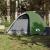 Cort de camping 4 pers. verde, impermeabil, configurare rapidă GartenMobel Dekor