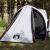 Cort camping, 2 persoane, alb, țesătură opacă, impermeabil GartenMobel Dekor
