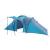 Cort de camping 6 persoane albastru, 576x238x193 cm, tafta 185T GartenMobel Dekor