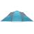 Cort de camping 6 persoane albastru, 576x238x193 cm, tafta 185T GartenMobel Dekor