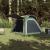 Cort de camping 4 persoane, verde, 240x221x160 cm, tafta 185T GartenMobel Dekor