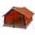 Cort camping 2 pers. gri/portocaliu 193x122x96 cm tafta 185T GartenMobel Dekor