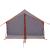 Cort camping 2 pers. gri/portocaliu 193x122x96 cm tafta 185T GartenMobel Dekor