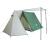Cort de camping 3 persoane, verde, 465x220x170 cm, tafta 185T GartenMobel Dekor