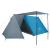Cort de camping 3 persoane albastru, 465x220x170 cm, tafta 185T GartenMobel Dekor