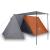 Cort camping 3 persoane gri/portocaliu 465x220x170cm tafta 185T GartenMobel Dekor