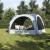 Cort de petrecere, albastru, 360x360x215 cm, tafta 185T GartenMobel Dekor