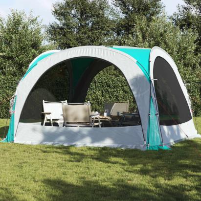 Cort de petrecere, verde, 360x360x215 cm, tafta 185T GartenMobel Dekor