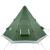 Cort de camping 4 pers. verde, impermeabil, configurare rapidă GartenMobel Dekor