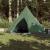Cort de camping 4 pers. verde, impermeabil, configurare rapidă GartenMobel Dekor