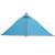 Cort de camping 1 persoane albastru, 255x153x130 cm, tafta 185T GartenMobel Dekor