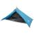 Cort de camping 1 persoane albastru, 255x153x130 cm, tafta 185T GartenMobel Dekor