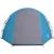Cort de camping 4 persoane albastru, 420x260x153 cm, tafta 185T GartenMobel Dekor