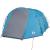 Cort de camping 4 persoane albastru, 420x260x153 cm, tafta 185T GartenMobel Dekor