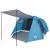Cort de camping 4 persoane albastru, 420x260x153 cm, tafta 185T GartenMobel Dekor