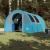 Cort camping, 4 persoane, albastru, țesătură opacă, impermeabil GartenMobel Dekor