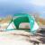 Cort de plajă, verde mare, 274x178x170/148 cm, tafta 185T GartenMobel Dekor