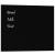 Tablă magnetică de perete neagră, 50x40 cm, sticlă securizată GartenMobel Dekor