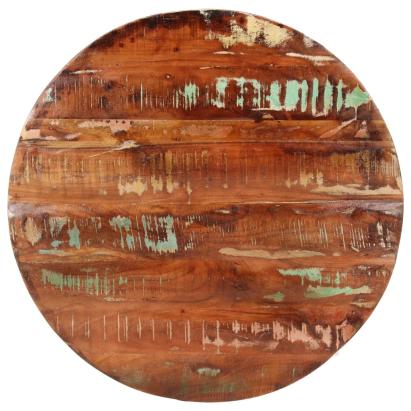Blat de masă rotund, Ø 80x1,5 cm, lemn masiv reciclat GartenMobel Dekor