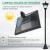 Lampa solara tip felinar pentru gradina, 1 LED, 18x18x160 cm GartenVIP DiyLine