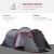 Cort camping, 2 persoane, impermeabil, cu vestibul, gri, 426x206x154 cm GartenVIP DiyLine