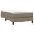 Cadru de pat, gri taupe, 100 x 200 cm, material textil GartenMobel Dekor