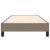 Cadru de pat, gri taupe, 100 x 200 cm, material textil GartenMobel Dekor
