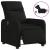 Fotoliu rabatabil electric, negru, material textil GartenMobel Dekor