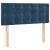 Pat box spring cu saltea, albastru închis, 120x200 cm, catifea GartenMobel Dekor