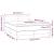 Pat box spring cu saltea, albastru închis, 140x190 cm, catifea GartenMobel Dekor