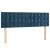 Pat box spring cu saltea, albastru închis, 140x190 cm, catifea GartenMobel Dekor