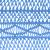 Perdea macrame, albastru, 140 x 240 cm, bumbac GartenMobel Dekor
