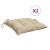 Perne de scaun, 2 buc., bej, 50x50x7 cm, textil oxford GartenMobel Dekor