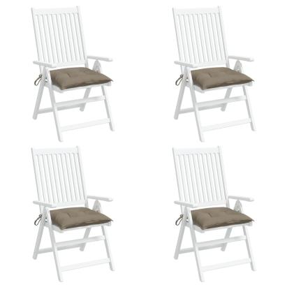 Perne de scaun, 4 buc., taupe, 50x50x7 cm, textil oxford GartenMobel Dekor