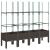 Jardinieră de grădină cu spalier, maro, 160x40x142,5 cm, PP GartenMobel Dekor