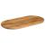 Blat de masă oval, 120x60x2,5 cm, lemn masiv de mango GartenMobel Dekor