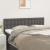 Tăblii de pat, 2 buc., gri, 72x5x78/88 cm, piele ecologică GartenMobel Dekor