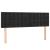 Pat box spring cu saltea, negru, 140x200 cm, catifea GartenMobel Dekor