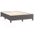 Pat box spring cu saltea, gri, 140x200 cm, piele ecologică GartenMobel Dekor