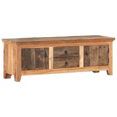 Comodă TV, 120 x 30 x 40 cm, lemn masiv acacia/lemn reciclat GartenMobel Dekor