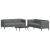 Set de canapele, 2 piese, gri închis, material textil GartenMobel Dekor