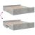 Cadru de pat cu sertare, gri beton, 180x200 cm, lemn prelucrat GartenMobel Dekor
