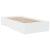 Cadru de pat cu sertare, alb, 75x190 cm, lemn prelucrat GartenMobel Dekor