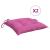 Perne pentru scaun, 4 buc., roz, 40x40x7 cm, material textil GartenMobel Dekor