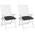 Perne de scaun, 2 buc., negru, 50x50x7 cm, textil oxford GartenMobel Dekor