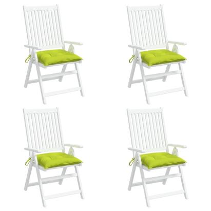 Perne de scaun 4 buc. verde deschis 50x50x7 cm textil oxford GartenMobel Dekor
