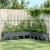 Jardinieră de grădină cu spalier, gri, 200x160x142,5 cm, PP GartenMobel Dekor