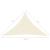 Pânză parasolar, crem, 4x4x5,8 m, HDPE, 160 g/m² GartenMobel Dekor