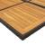 Set mobilier de grădină cu perne, 5 piese, negru, poliratan GartenMobel Dekor